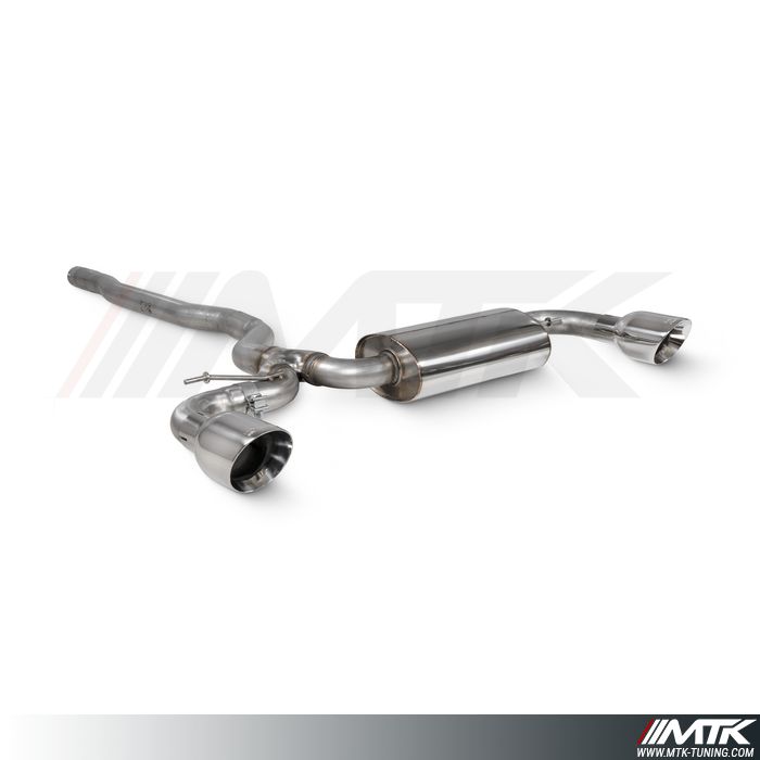 Catback avec tube intermediaire Mini Clubman F54 Cooper S 19-